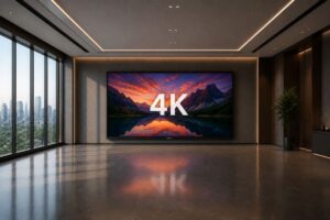 کیفیت 4K QLED برای جلسات حرفه‌ای