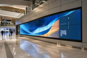 ویدئووال Digital Signage در مرکز تجاری و حمل‌ونقل