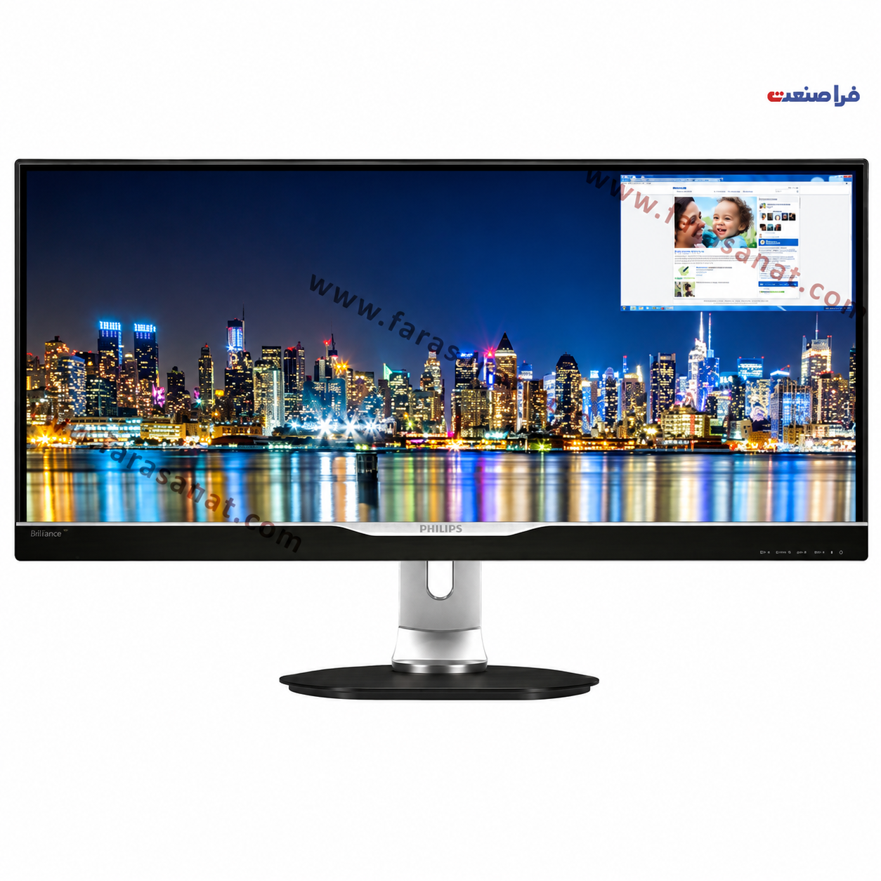 مانیتور صنعتی رومیزی فیلیپس مدل 298P4QJEB